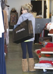 Ashley Tisdale Shopping in Beverly Hills