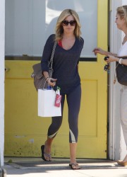 Ashley Tisdale at Andy Lecompte Hair Salon