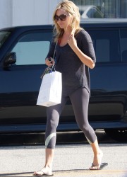 Ashley Tisdale at Andy Lecompte Hair Salon