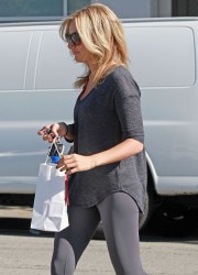 Ashley Tisdale at Andy Lecompte Hair Salon