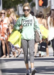 Ashley Tisdale in Leggings