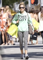 Ashley Tisdale in Leggings