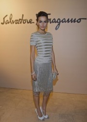 Camilla Belle at Signorina Ferragamo Fragrance