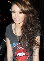 Cher Lloyd at BBC Radio 1 Studios in London
