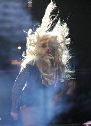 Christina Aguilera Performs at Michael Forever Tribute Concert in Cardiff, Wales