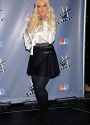 Christina Aguilera at The Voice Season 2