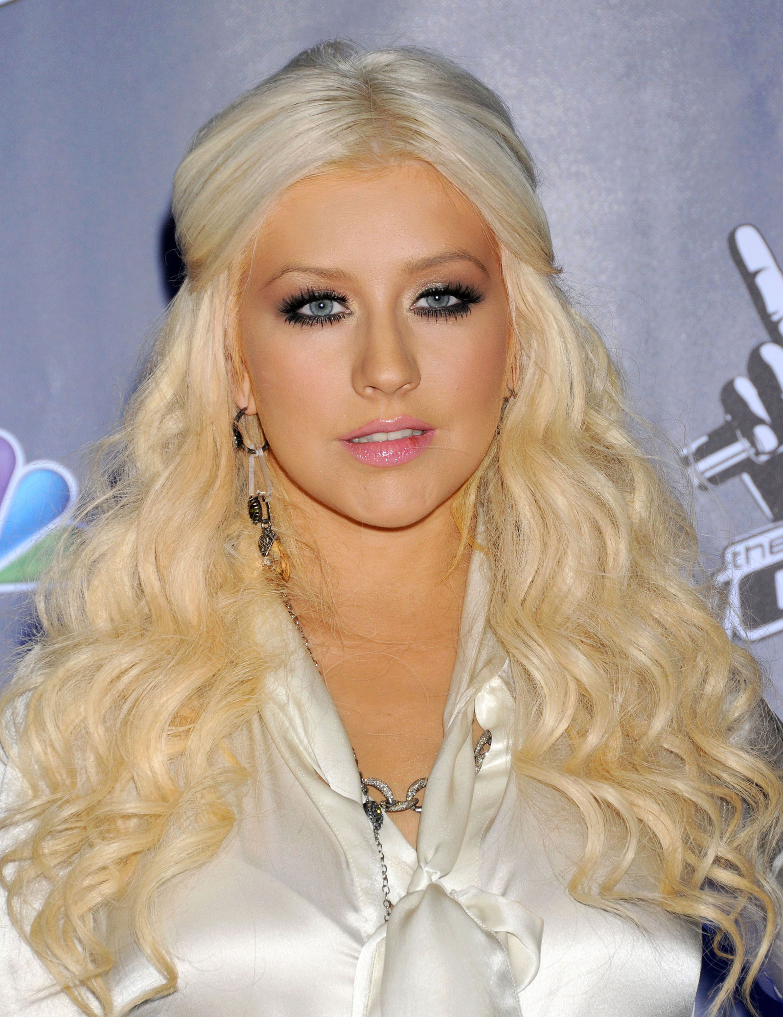 56 Photos of Christina Aguilera at The Voice Season 2 in Culver City ...