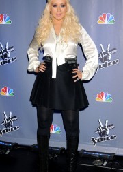 Christina Aguilera at The Voice Season 2