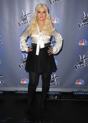 Christina Aguilera at The Voice Season 2