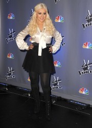 Christina Aguilera at The Voice Season 2