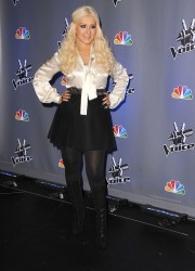 Christina Aguilera at The Voice Season 2