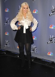 Christina Aguilera at The Voice Season 2