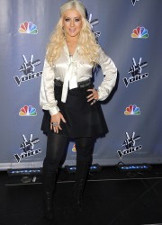 Christina Aguilera at The Voice Season 2
