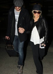 Christina Aguilera at LAX