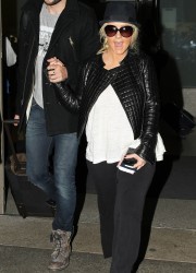 Christina Aguilera at LAX