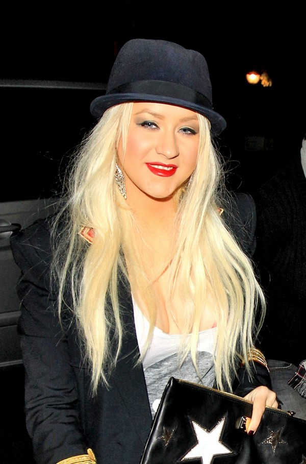 Christina Aguilera at Sadler’s Wells Theatre in London