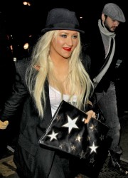 Christina Aguilera at Sadler’s Wells Theatre in London