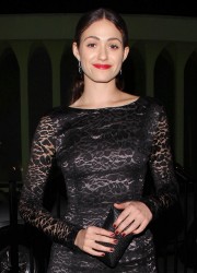 Emmy Rossum at the Eveleigh Restaurant
