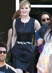 Evan Rachel Wood Leaving the Chelsea Lately Show