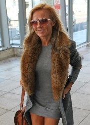 Geri Halliwell at Heathrow Airport