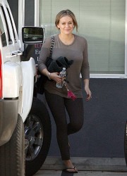 Hilary Duff at a Gym in Toluca Lake