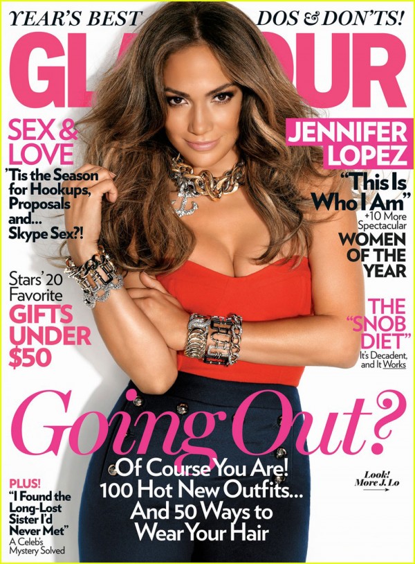 Jennifer Lopez in Glamour Magazine