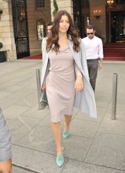 Jessica Biel In Paris