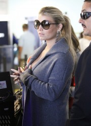 Jessica Simpson at LAX Airport