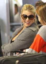 Jessica Simpson at LAX Airport