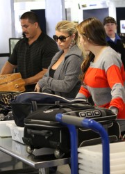 Jessica Simpson at LAX Airport