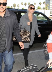 Jessica Simpson at LAX Airport