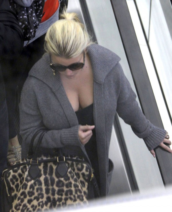 Jessica Simpson at LAX Airport