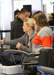 Jessica Simpson at LAX Airport