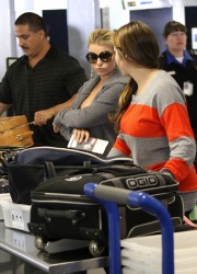 Jessica Simpson at LAX Airport