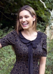 Kelly Brook on a Country Lane