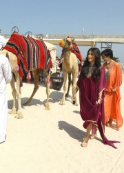 Kim Kardashian at Camel Ride