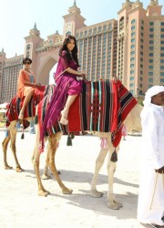 Kim Kardashian at Camel Ride