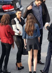 Kim Kardashian in Tight Pants