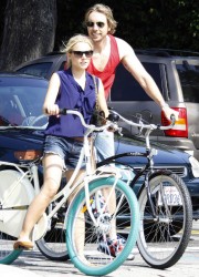 Kristen Bell on Bike Ride