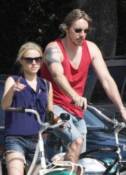 Kristen Bell on Bike Ride