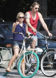 Kristen Bell on Bike Ride