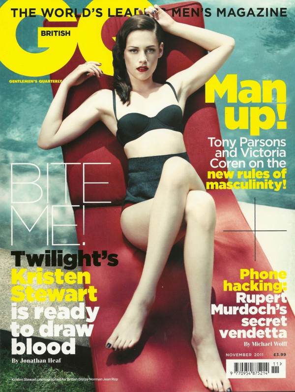 Kristen Stewart in GQ Magazine, UK November 2011 Issue