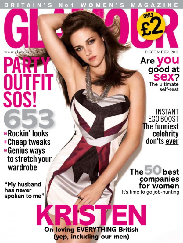 Kristen Stewart in Glamour UK