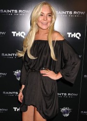 Lindsay Lohan at Saints Row The Third Premiere
