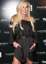 Lindsay Lohan at Saints Row The Third Premiere