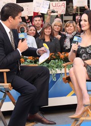 Madeleine Stowe at Good Morning America in New York