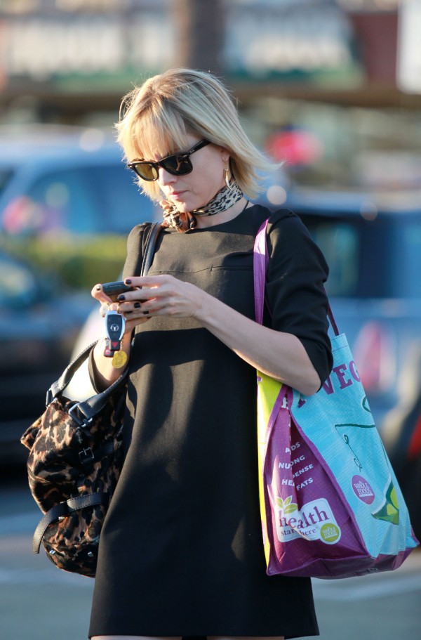 Mena Suvari Shopping at Whole Foods in Los Angeles