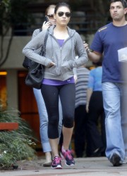 Mila Kunis in Spandex Out in Hollywood