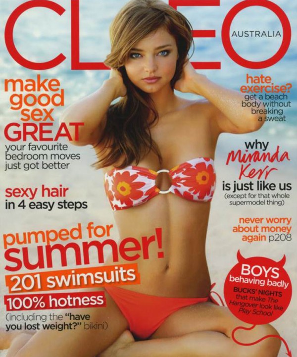 Miranda Kerr Covers Australia's Cleo Magazine