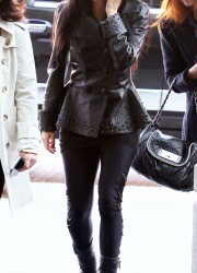 Nicole Scherzinger at Heathrow Airport